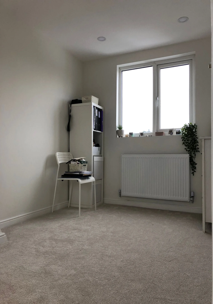 Freshly plastered room during renovation — All Aspects Construction, Cardiff