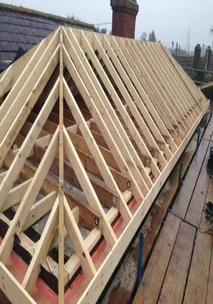 Roof truss timber framing for a loft conversion — All Aspects Construction, Cardiff