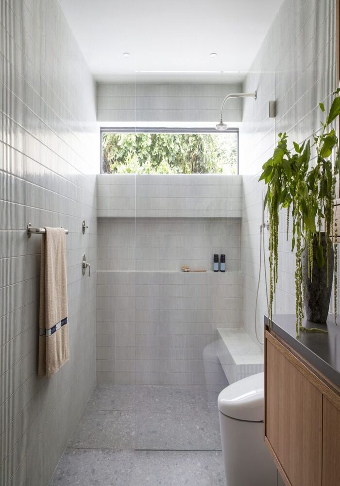 Newly fitted white bathroom — All Aspects Construction, Cardiff