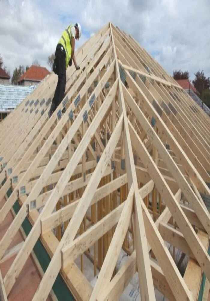 Loft conversion roof trusses timber structure — All Aspects Construction, Cardiff